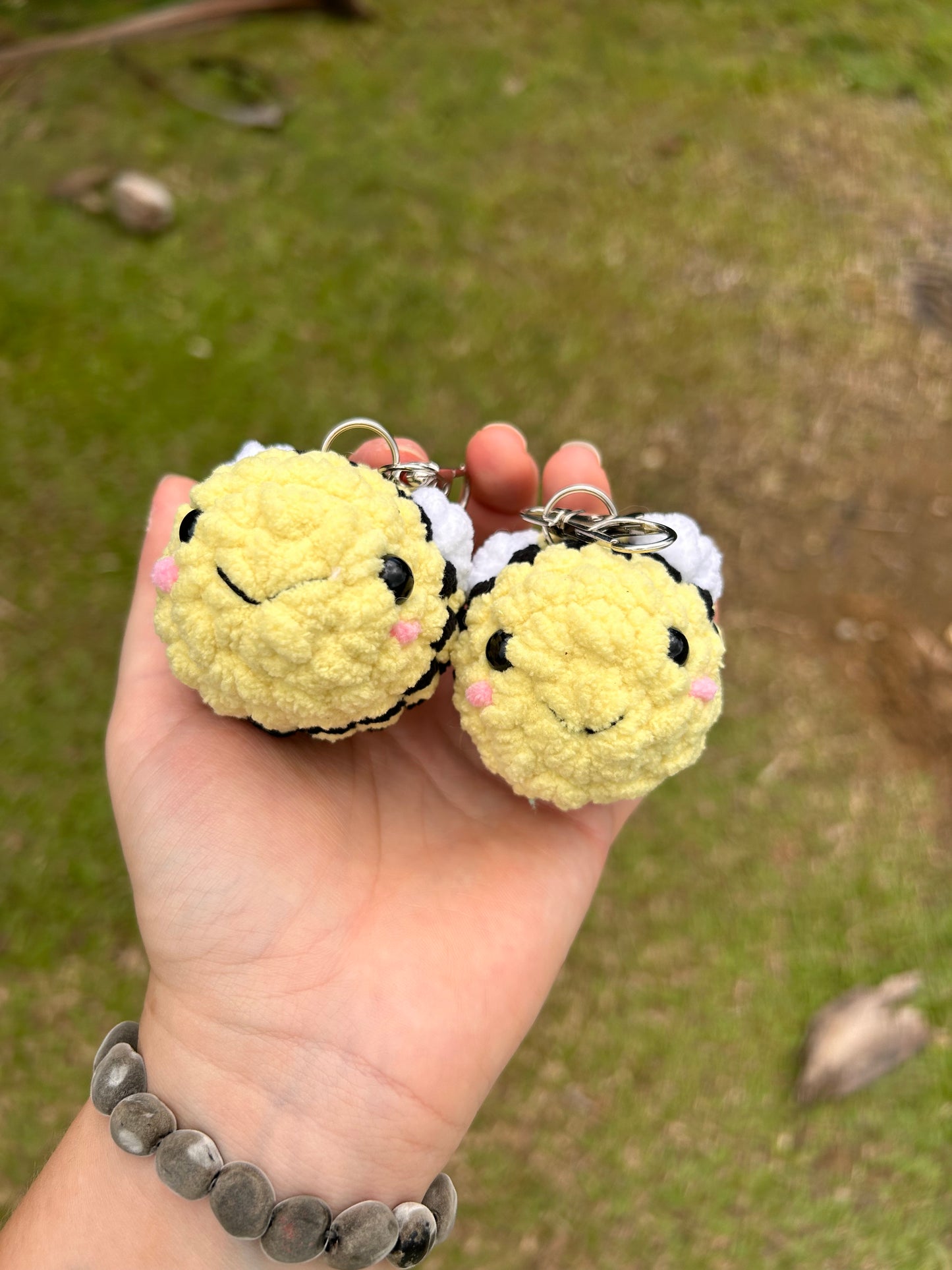 Porte clef abeilles