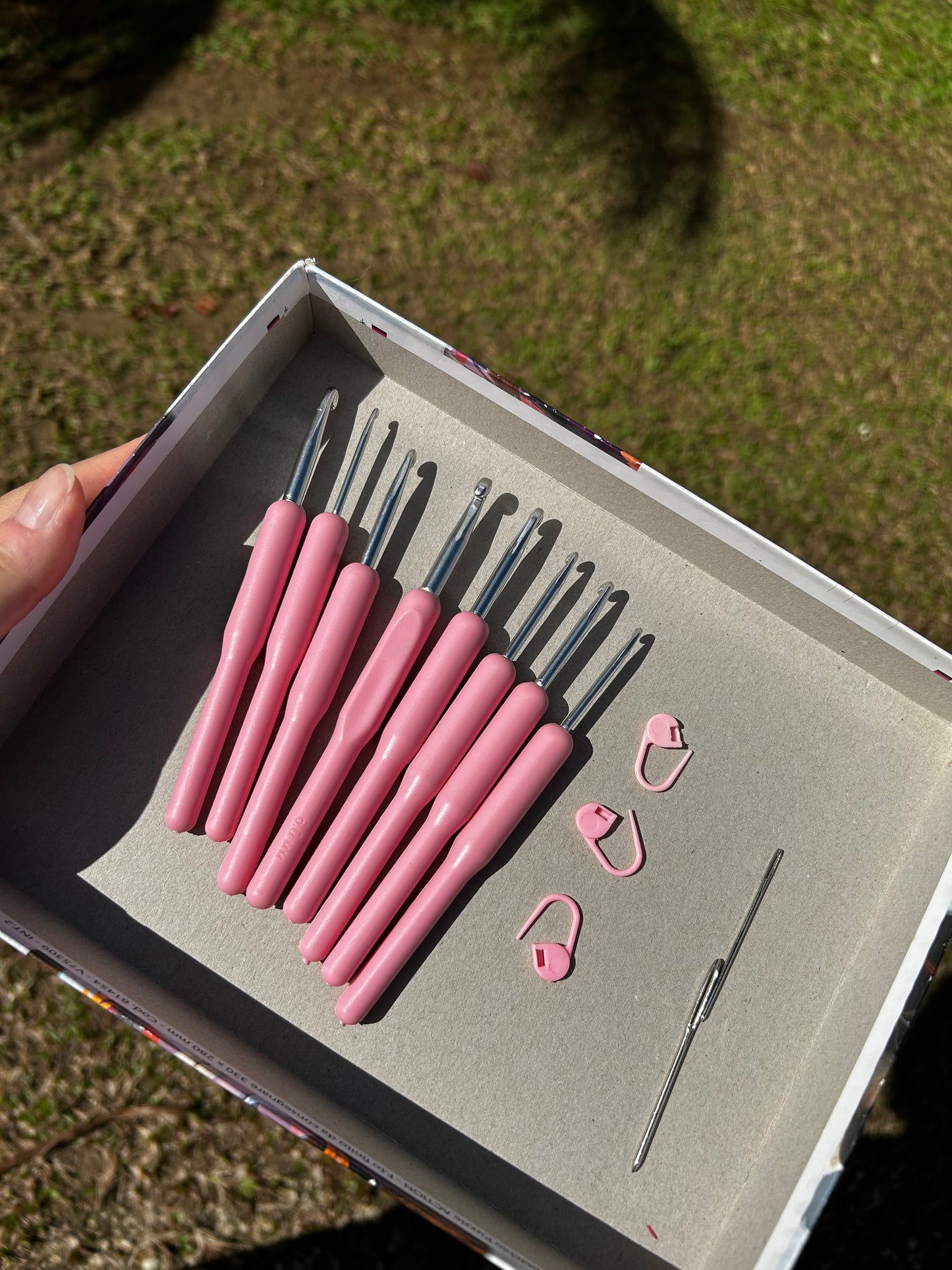 Kit crochet rose – les essentiels